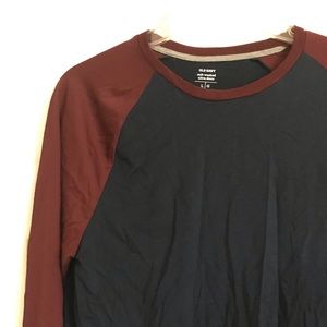 Long sleeve baseball tee